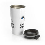 Addicted to the Powder Stainless Steel Travel Mug