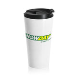 SNOWDAY fresh pow! Stainless Steel Travel Mug